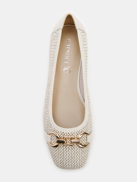 Балетки CAPRICE VANNY, Артикул 9-9-22503-42, молочно-белый | 4295026. Ракурс 5 Балетки CAPRICE VANNY, Артикул 9-9-22503-42, молочно-белый | 4295026. Ракурс 5