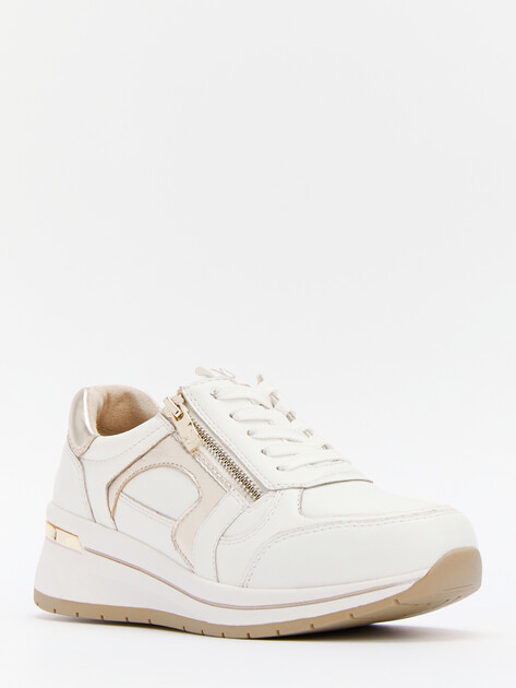 Женские кроссовки на танкетке CAPRICE DANICA, Артикул 9-9-23300-44, белый | 4295086. Ракурс 3 Женские кроссовки на танкетке CAPRICE DANICA, Артикул 9-9-23300-44, белый | 4295086. Ракурс 3