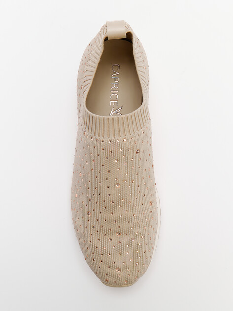 Женские кроссовки-носки CAPRICE KAIAFLY, Артикул 9-9-24703-42, бежевый | 4296520. Ракурс 5