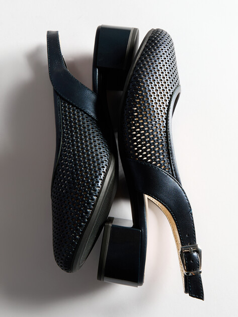 Женские туфли с открытой пяткой (слингбэк) CAPRICE ANUSCHKA, Артикул 9-9-29602-44, темно-синий | 4296634. Ракурс 6