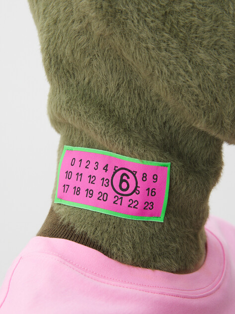 Балаклава MM6 MAISON MARGIELA HAT, Артикул S62TC0042, зеленый | 4297691. Ракурс 3