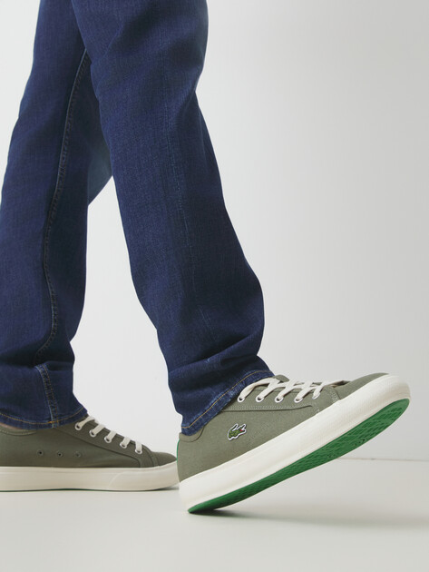 Мужские кеды LACOSTE BACKCOURT 125 3 CMA, Артикул 749CMA0033, хаки | 4299128. Ракурс 2