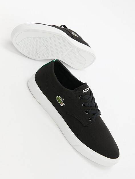 Мужские кеды LACOSTE GRIP BASE 224 1 CMA, Артикул 748CMA0025, черный | 4299371. Ракурс 6