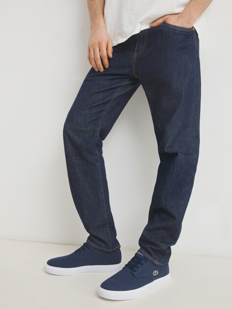 Мужские кеды LACOSTE GRIP BASE 224 1 CMA, Артикул 748CMA0025, темно-синий | 4299389. Ракурс 2