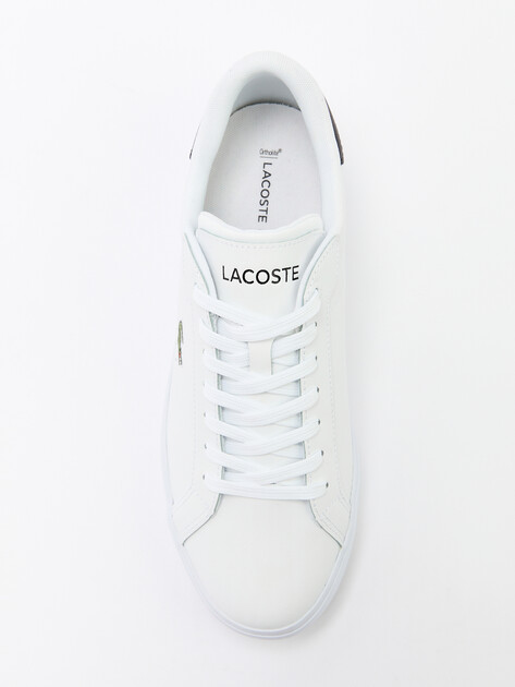 Мужские кеды LACOSTE POWERCOURT 125 2 SMA, Артикул 749SMA0081, белый | 4300280. Ракурс 5