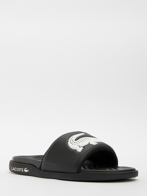 Женские сланцы LACOSTE SERVE SLIDE DUAL 1253CFA, Артикул 749CFA0041, черный | 4300404. Ракурс 3