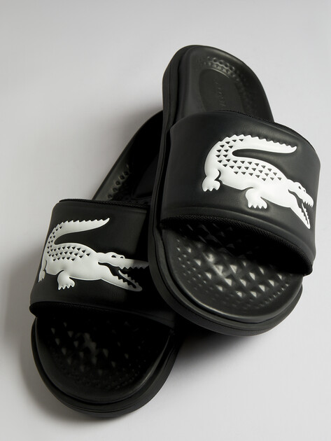 Женские сланцы LACOSTE SERVE SLIDE DUAL 1253CFA, Артикул 749CFA0041, черный | 4300404. Ракурс 6