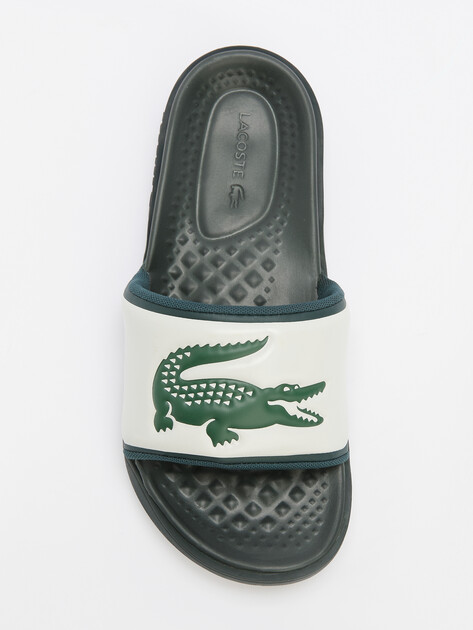 Мужские сланцы LACOSTE SERVE SLIDE DUAL 1254CMA, Артикул 749CMA0040, белый | 4300439. Ракурс 4
