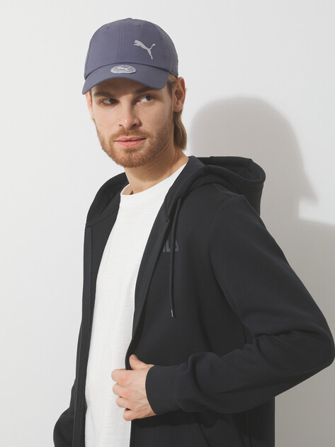 Бейсболка PUMA POLY COTTON BB Cap, Артикул 026172, сине-серый | 4300853. Ракурс 4 Бейсболка PUMA POLY COTTON BB Cap, Артикул 026172, сине-серый | 4300853. Ракурс 4