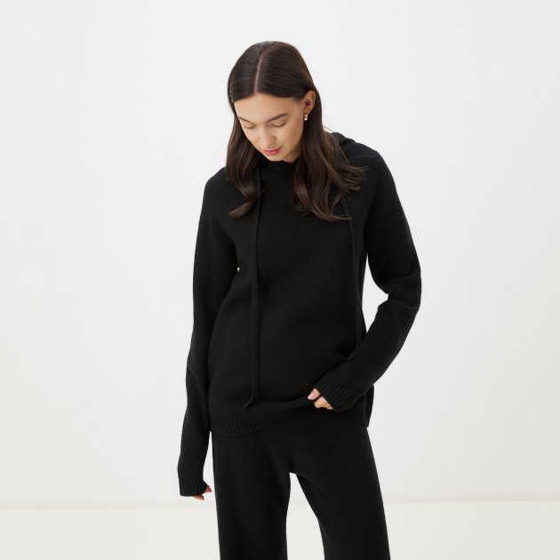 Женский вязаный костюм MAISON DAVID, Артикул CC068, черный | 4300950. Ракурс 2 Женский вязаный костюм MAISON DAVID, Артикул CC068, черный | 4300950. Ракурс 2