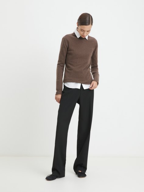 Женская водолазка MAISON DAVID, Артикул YY709, коричневый | 4301063. Ракурс 2
