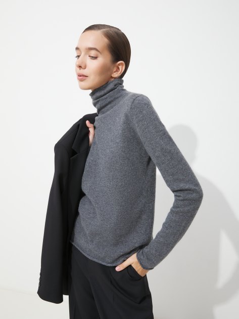 Женская водолазка MAISON DAVID, Артикул YY709, серый | 4301093. Ракурс 5