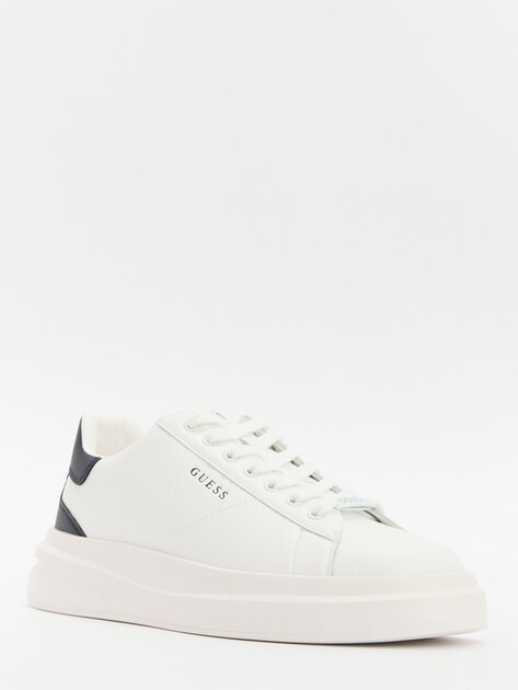 Мужские кеды GUESS ELBA, Артикул FMPELBLEA12, белый | 4301220. Ракурс 3
