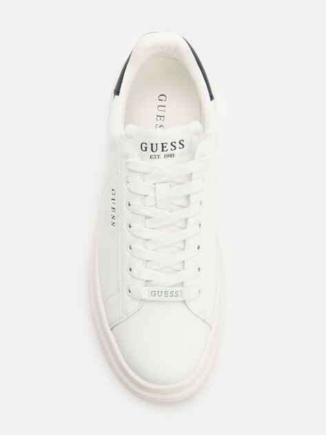 Мужские кеды GUESS ELBA, Артикул FMPELBLEA12, белый | 4301220. Ракурс 5