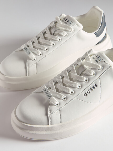 Мужские кеды GUESS ELBA, Артикул FMPELBLEA12, белый | 4301220. Ракурс 6