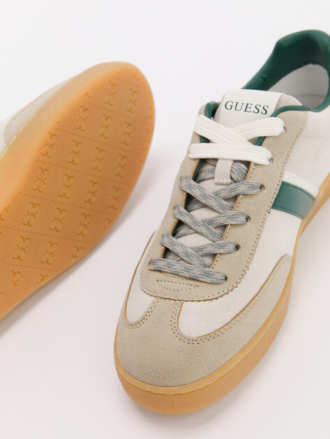 Мужские кеды GUESS NOLA III, Артикул FMPNIISUE12, бледно-серый | 4301344. Ракурс 6