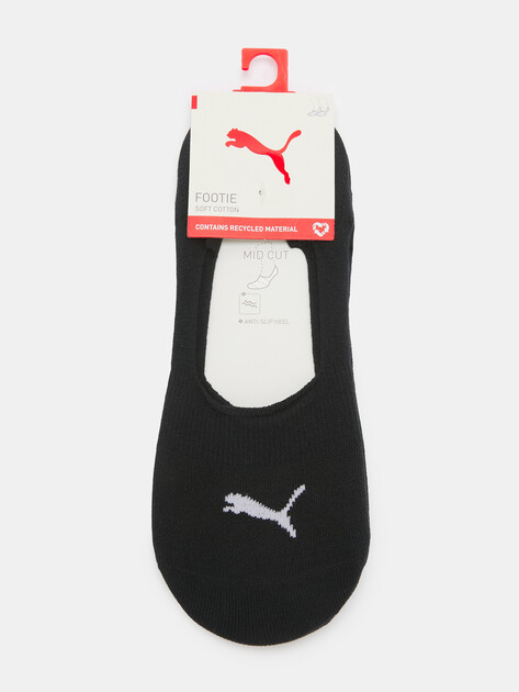 Подследники 2 шт. PUMA MID CUT FOOTIE 2P, Артикул 938394, черный | 4301668. Ракурс 2 Подследники 2 шт. PUMA MID CUT FOOTIE 2P, Артикул 938394, черный | 4301668. Ракурс 2