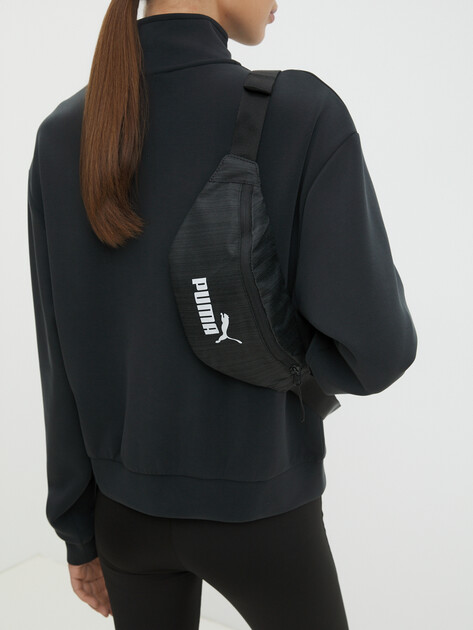 Женская поясная сумка PUMA BASE Waist Bag, Артикул 091344, черный | 4301842. Ракурс 2 Женская поясная сумка PUMA BASE Waist Bag, Артикул 091344, черный | 4301842. Ракурс 2