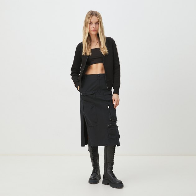 Женская толстовка GUESS BRITNEY FULL ZIP SWEATSHIRT, Артикул V2YQ16KB3P2, черный | 4301894. Ракурс 2 Женская толстовка GUESS BRITNEY FULL ZIP SWEATSHIRT, Артикул V2YQ16KB3P2, черный | 4301894. Ракурс 2