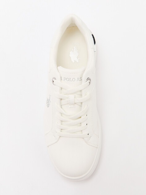 Женские кеды U.S.POLO ASSN. ALSON GLB 5FX, Артикул 101937811, белый | 4301919. Ракурс 5