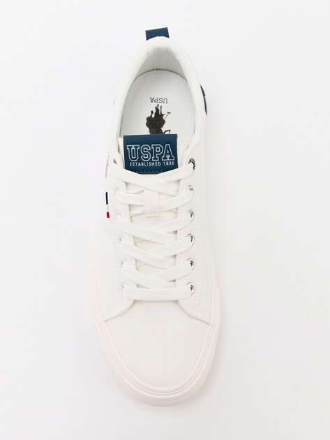 Мужские кеды U.S.POLO ASSN. FRANK GLB 5FX, Артикул 101938041, белый | 4302077. Ракурс 5