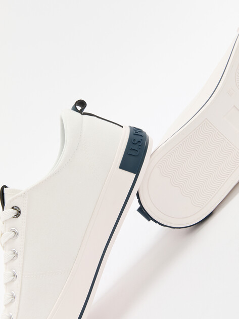 Мужские кеды U.S.POLO ASSN. FRANK GLB 5FX, Артикул 101938041, белый | 4302077. Ракурс 6