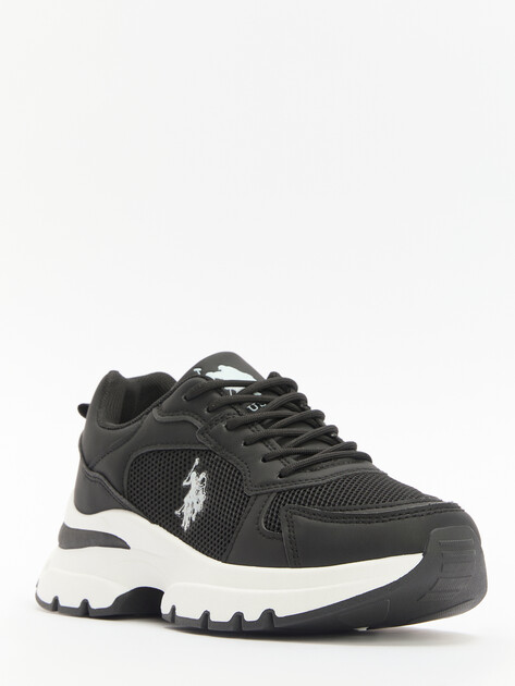 Женские кроссовки U.S.POLO ASSN. LEAH GLB 5FX, Артикул 101937924, черный | 4302152. Ракурс 3 Женские кроссовки U.S.POLO ASSN. LEAH GLB 5FX, Артикул 101937924, черный | 4302152. Ракурс 3