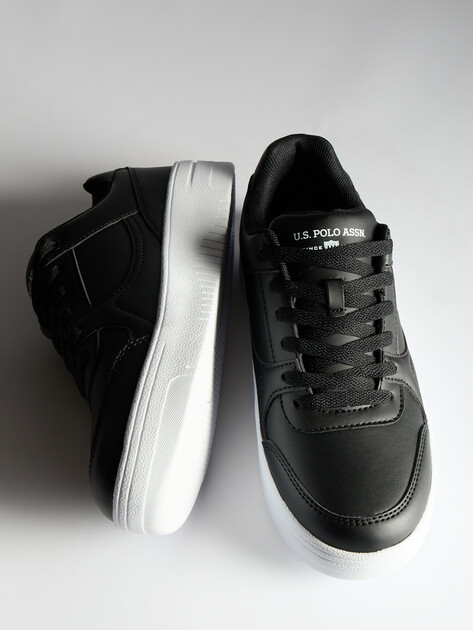 Женские кеды U.S.POLO ASSN. LEE WMN GLB 5FX, Артикул 101937931, черный | 4302182. Ракурс 6