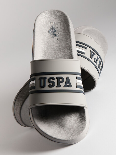 Мужские сланцы U.S.POLO ASSN. LEON GLB 5FX, Артикул 101937939, серый | 4302213. Ракурс 6