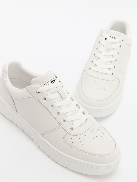 Мужские кеды U.S.POLO ASSN. ROBERT GLB 5FX, Артикул 101937977, белый | 4302303. Ракурс 6