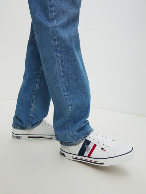 Мужские кеды U.S.POLO ASSN. TETSY GLB 5FX, Артикул 101938093, белый | 4302361. Ракурс 2