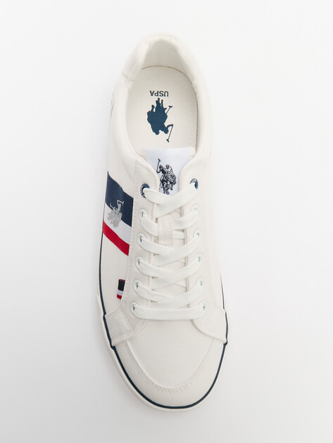 Мужские кеды U.S.POLO ASSN. TETSY GLB 5FX, Артикул 101938093, белый | 4302361. Ракурс 5