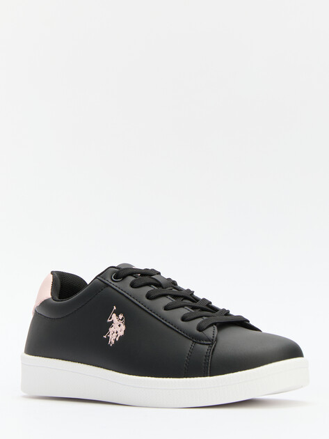 Женские кеды U.S.POLO ASSN. TIBET PU WMN GLB 5FX, Артикул 101937992, черный | 4302392. Ракурс 3 Женские кеды U.S.POLO ASSN. TIBET PU WMN GLB 5FX, Артикул 101937992, черный | 4302392. Ракурс 3
