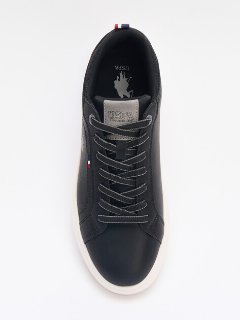 Мужские кеды U.S.POLO ASSN. NATE GLB 5FX, Артикул 101938071, черный | 4302468. Ракурс 5
