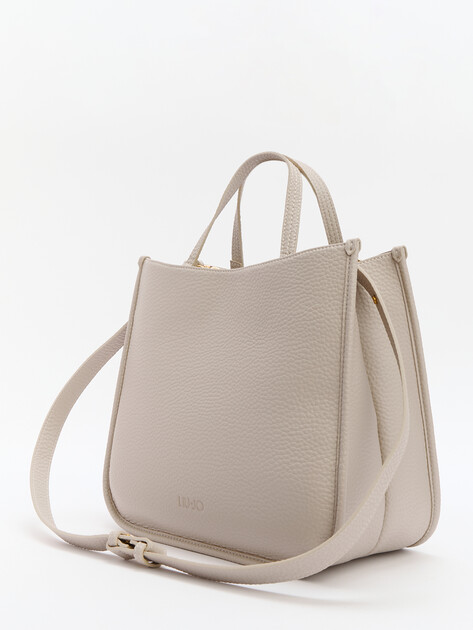 Женский тоут LIU∙JO M TOTE, Артикул AA5009, серовато-бежевый | 4302608. Ракурс 4