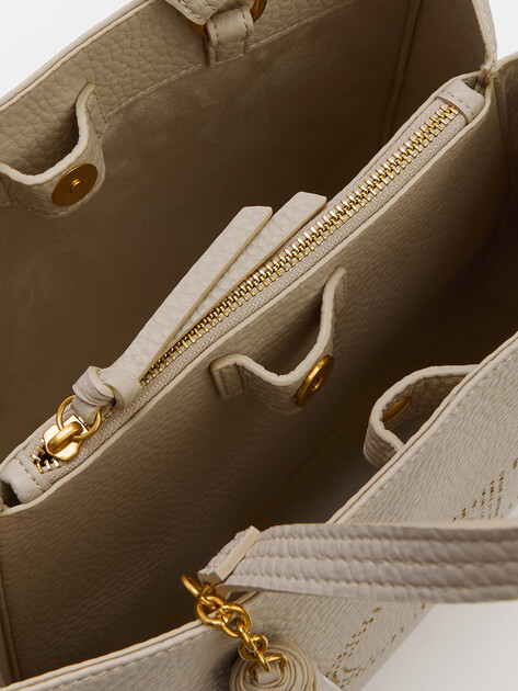 Женский тоут LIU∙JO M TOTE, Артикул AA5009, серовато-бежевый | 4302608. Ракурс 5