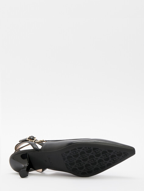 Женские туфли с открытой пяткой (слингбэк) LIU∙JO GEMY 02, Артикул SA5029, черный | 4302971. Ракурс 5 Женские туфли с открытой пяткой (слингбэк) LIU∙JO GEMY 02, Артикул SA5029, черный | 4302971. Ракурс 5