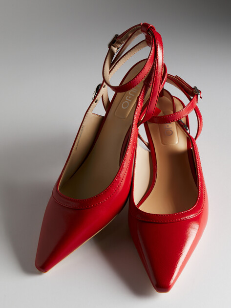 Женские туфли с открытой пяткой (слингбэк) LIU∙JO GEMY 02, Артикул SA5029, красный | 4302979. Ракурс 6 Женские туфли с открытой пяткой (слингбэк) LIU∙JO GEMY 02, Артикул SA5029, красный | 4302979. Ракурс 6