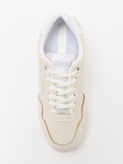 Женские кроссовки LIU∙JO AMAZING 20, Артикул BA5043, молочно-бежевый | 4303090. Ракурс 5