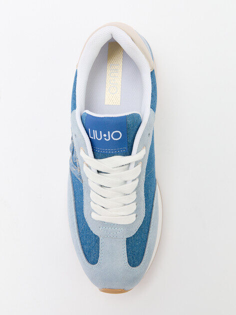 Женские кроссовки из денима LIU∙JO DREAMY 02, Артикул BA5035, синий | 4303198. Ракурс 5