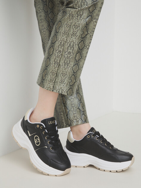 Женские кроссовки LIU∙JO EVA 02, Артикул BA5065, черный | 4303256. Ракурс 2