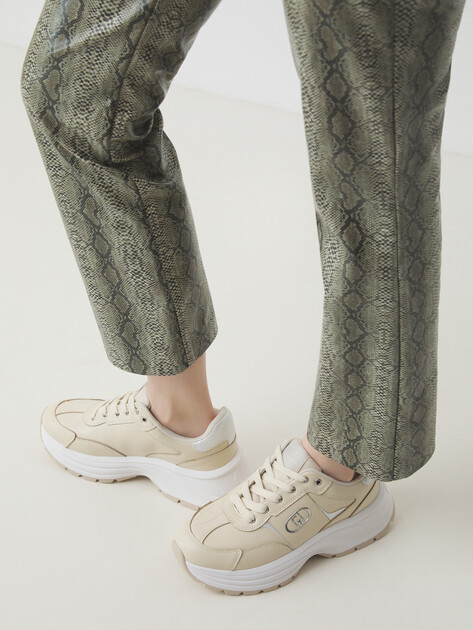 Женские кроссовки LIU∙JO EVA 02, Артикул BA5065, светло-бежевый | 4303264. Ракурс 2