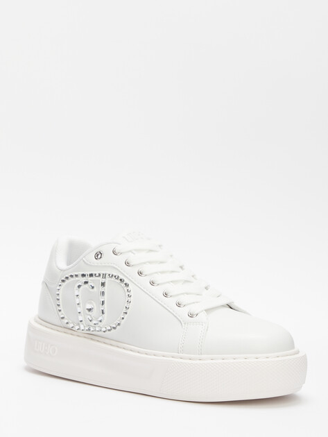 Женские кеды LIU∙JO KYLIE 32, Артикул BA5007, белый | 4303346. Ракурс 3