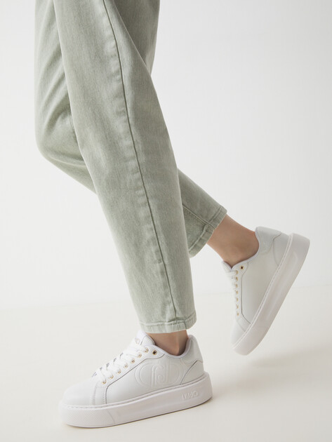 Женские кеды LIU∙JO KYLIE 32, Артикул BA5007, белый | 4303362. Ракурс 2