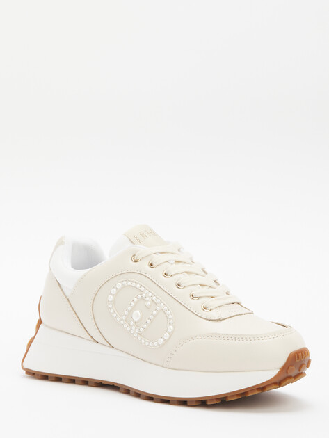 Женские кроссовки LIU∙JO LOLO 17, Артикул BA5001, молочно-бежевый | 4303528. Ракурс 3 Женские кроссовки LIU∙JO LOLO 17, Артикул BA5001, молочно-бежевый | 4303528. Ракурс 3