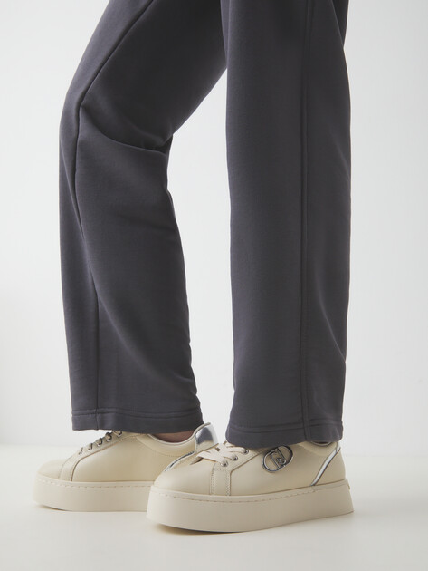 Женские кеды LIU∙JO PRETTY 06, Артикул BA5021, молочно-бежевый | 4303652. Ракурс 2