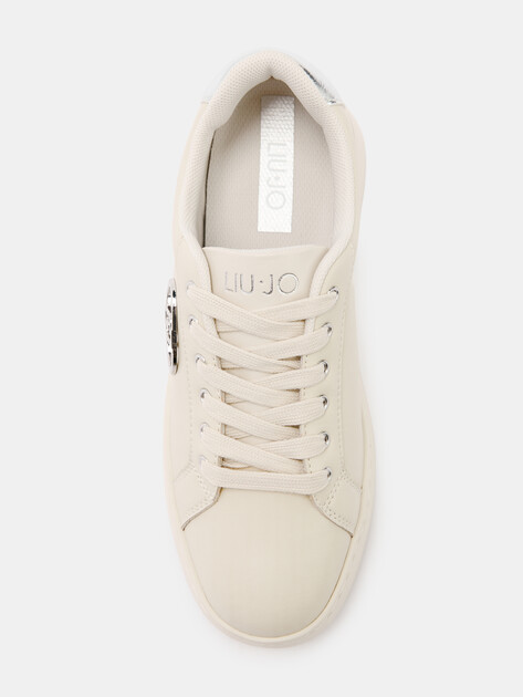 Женские кеды LIU∙JO PRETTY 06, Артикул BA5021, молочно-бежевый | 4303652. Ракурс 5