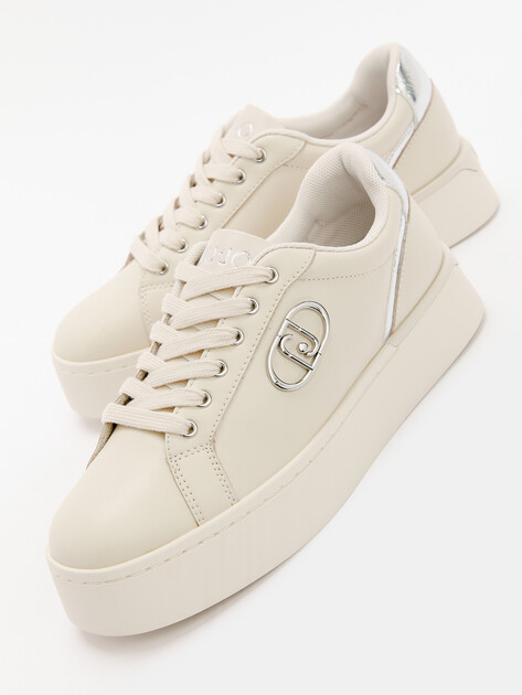 Женские кеды LIU∙JO PRETTY 06, Артикул BA5021, молочно-бежевый | 4303652. Ракурс 6