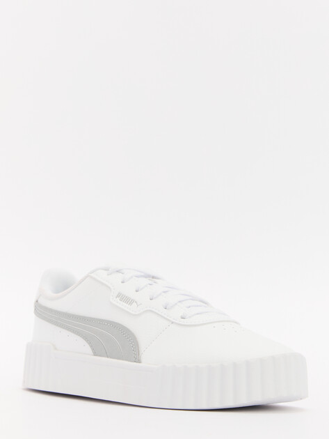 Женские кеды PUMA Carina 3.0 Aqua Metallics, Артикул 400722, белый | 4304963. Ракурс 3