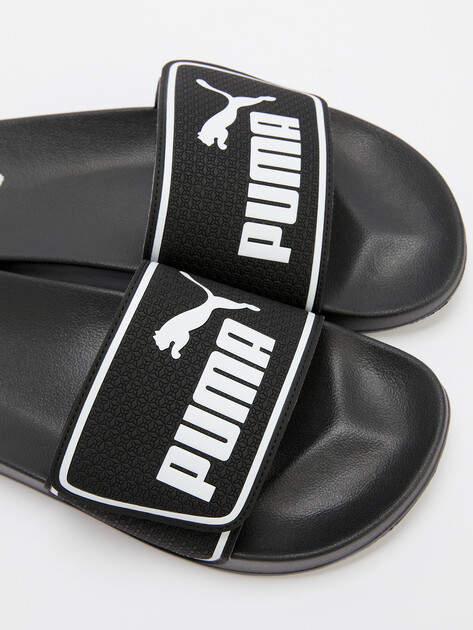 Сланцы PUMA Leadcat 2.0 V, Артикул 387515, черный | 4305252. Ракурс 6